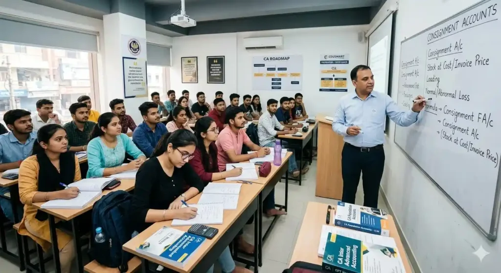 Best CA Coaching in Panipat – Classroom teaching at ICE Education for CA Foundation and CA Inter students